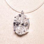 Zonder minimumprijs - Hanger - 14 karaat Witgoud - 3.00ct.