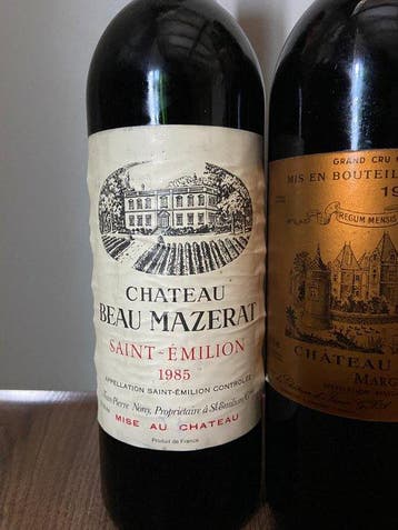 1993 Chateau D’Issan 1985 Chateau Beau Mazerat 1992 Clos du, Nieuw