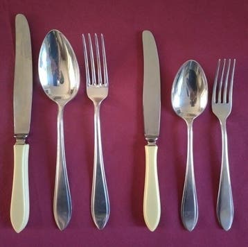 GERO - Ménagère pour 12 personnes (129) - Puntfilet (618) -, Antiquités & Art