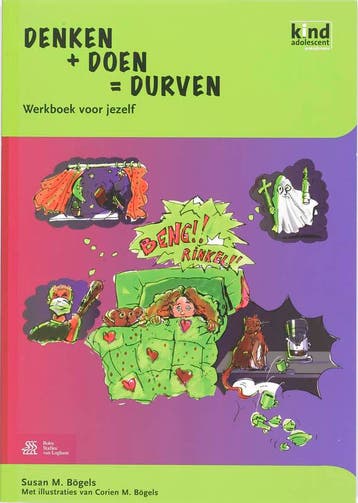 Denken + Doen = Durven / werkboek voor kinderen / Kind en, Verzenden, Zo goed als nieuw, Susan Maria Bogels