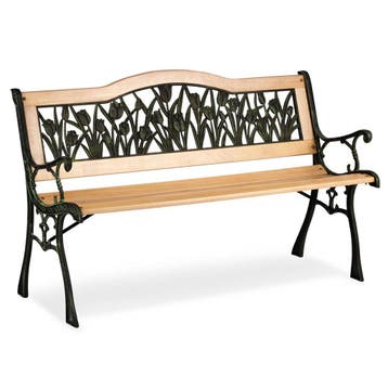 Tuinmeubel Bank | 123.5x74x48 | Actie Nu!, Ophalen of Verzenden, Nieuw, Hout, Overige typen