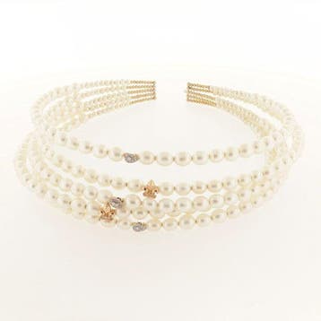 Halsketting - 18 karaat Witgoud, Geel goud - 0.37ct. tw., Handtassen en Accessoires, Kettingen, Nieuw