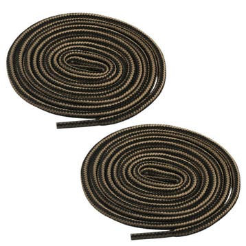 Fako Fashion - Schoenveters - Rond - Gevlochten Mix -  5mm -, Verzenden, Nieuw