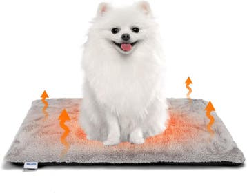 Vetbed Hond – Hondenmat - Warmtedeken Hond - 61x46 cm – Grij, Verzenden, Nieuw
