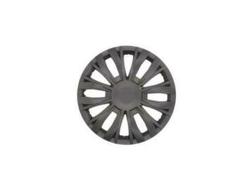 WIELDOPPENSET ZWART 14 INCH UNIVERSEEL 4 STUKS, Ophalen of Verzenden, Nieuw