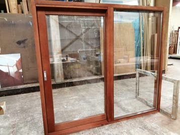 HEFSCHUIFRAMEN in hout  -  VOORDEELPRIJZEN, Doe-het-zelf en Bouw, Ophalen, 225 cm of meer, Nieuw, 150 tot 225 cm