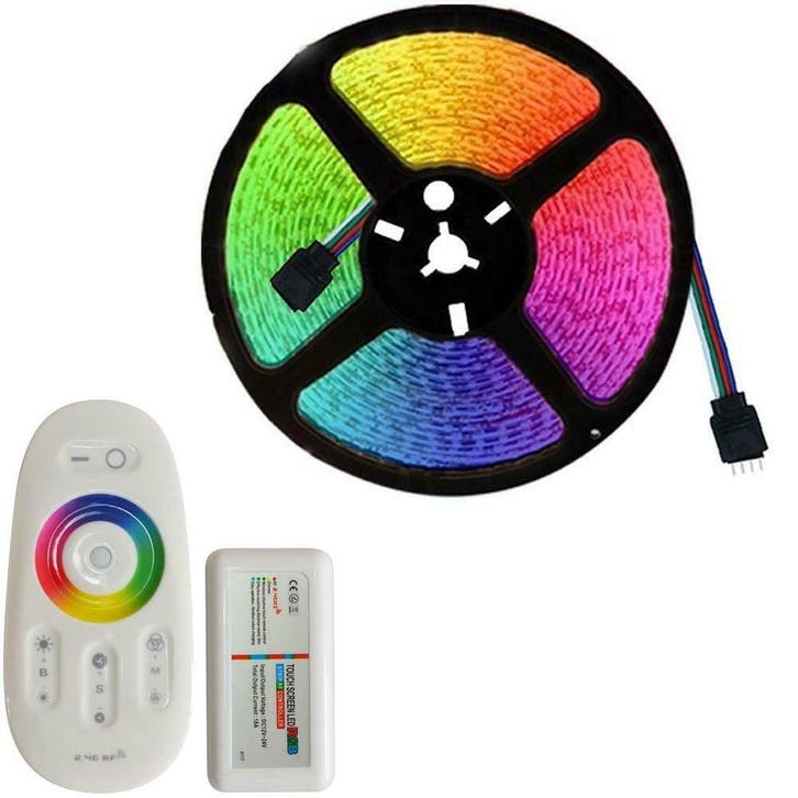 LED Strip RGB - 5 meter - complete set - type 5050 - 30 Led, Maison & Meubles, Lampes | Autre, Enlèvement ou Envoi