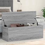 vidaXL Opbergbox 102x35x35 cm bewerkt hout grijs sonoma, Verzenden