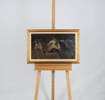 Willem Hendrik van der Nat (1864–1929) - Geiten, Antiek en Kunst