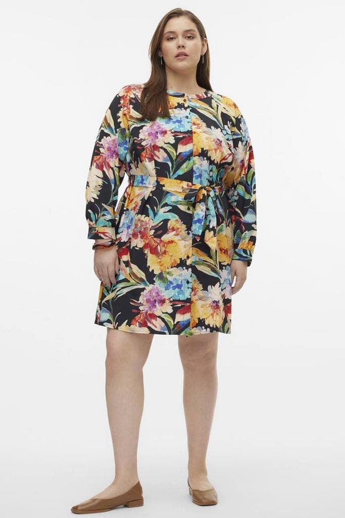 VERO MODA curve ECO jurk SIW50Maat 46/48 (XL) of groter, Kleding | Dames, Jurken, Overige kleuren, Nieuw, Maat 46/48 (XL) of groter