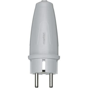 Schneider PVC Stekker IP44 16A 250VAC Grijs Contact Stop -, Doe-het-zelf en Bouw, Verzenden, Nieuw
