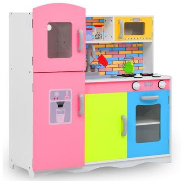 Kinderspeelkeuken meerkleurig | Tweede kansje | OP = OP, Kinderen en Baby's, Verzenden, Zo goed als nieuw, Hout, Speelkeuken