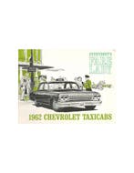 1962 CHEVROLET TAXI AUTOS BROCHURE ENGELS (USA), Nieuw