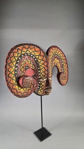 Houten masker Guelédé - Yoruba - Nigeria (Zonder