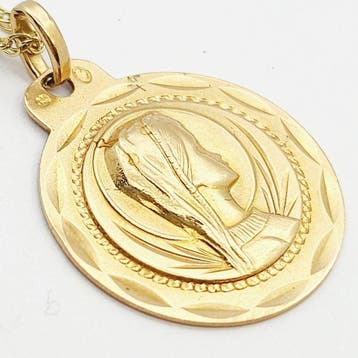 Ketting met hanger - 18 karaat Geel goud