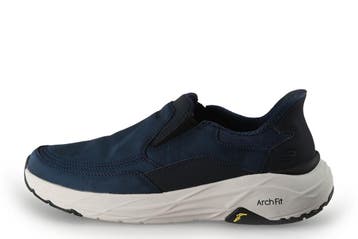 Skechers Instappers in maat 43 Blauw, Verzenden, Overige typen