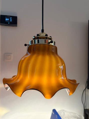 Peill & Putzler - Plafondlamp - Glas, Messing, Chroom