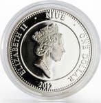 Niue. 1 Dollar 2012 Victory 1812 series Colored proof -