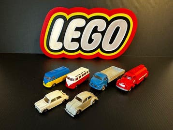 Lego Set - Classic - 6x Modelle 1:87 - VW Beetle, Morris
