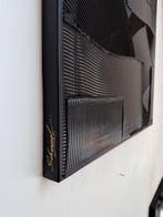 Sarah Schwarzl - Frequency BLACK-on- BLACK (Frame included)