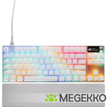 Steelseries Apex Pro Gen 3 TKL Wit Hall-effect Toetsenbord, Verzenden
