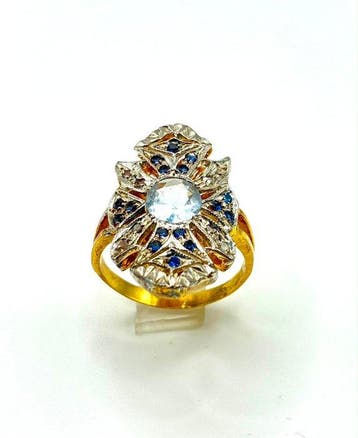 Sans prix de réserve - Bague de cocktail - 9 carats Or
