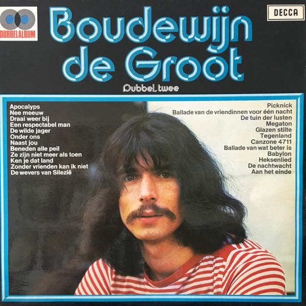 Boudewijn de Groot - Dubbel, Twee, Cd's en Dvd's, Vinyl | Pop, Gebruikt, Verzenden