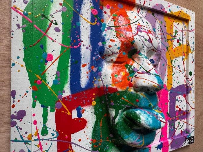 gregos - Out of frame, Antiek en Kunst, Kunst | Schilderijen | Modern