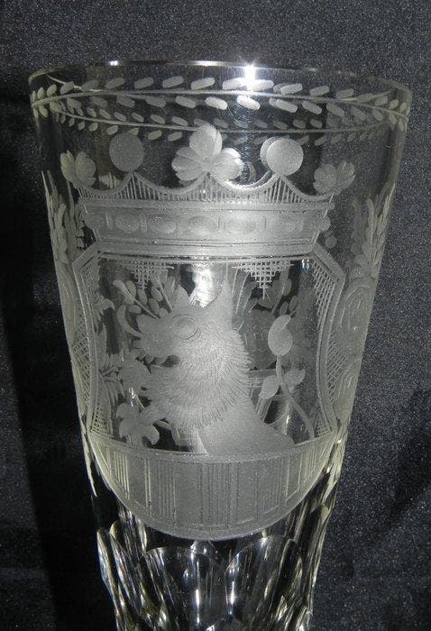 Drinkglas - Glas - Duits barokglas 18e eeuw, Antiek en Kunst, Antiek | Glaswerk en Kristal