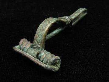 Oud-Romeins Brons Versierde kruisboogbroche/fibula (1x) - 4