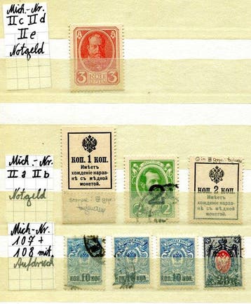 Russie 1900/1940 - Collection de (semi-)classiques avec de