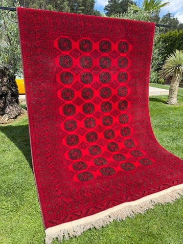 Uniek Afghaans Afghanistan-vloerkleed - Tapijt - 320 cm -