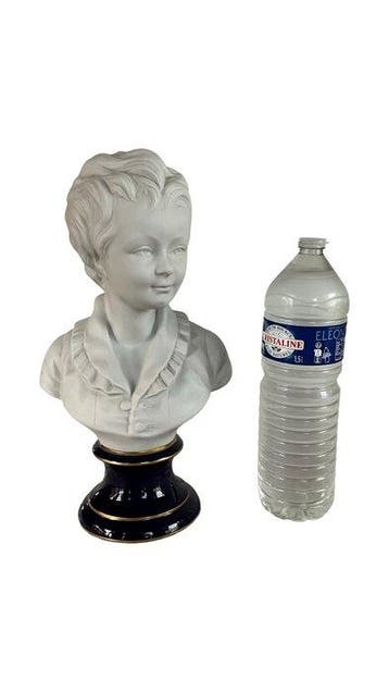 Camille Tharaud - Buste, Garçon Brongniart - 40 cm - Biscuit