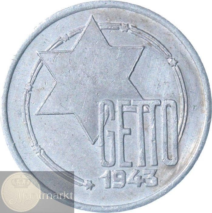 Duitsland / Polen - Lodz. 5, 10 & 20 Mark 1943 Lodz Ghetto, Timbres & Monnaies, Monnaies | Europe | Monnaies non-euro