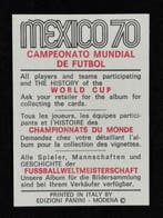 1970 Panini World Cup Mexico 70 - History: Leonidas 1938 - 1, Nieuw