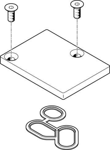 Festo Afdekplaat - 558350, Doe-het-zelf en Bouw, Verzenden, Nieuw