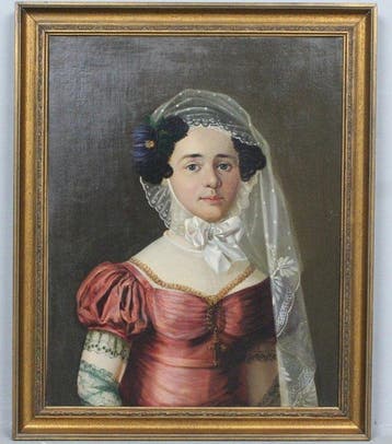 Leopold Fertbauer (1802-1875), Toegeschreven aan - Retrato