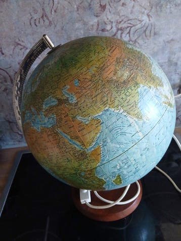 Tabletop globe - 1960-1970, Antiek en Kunst