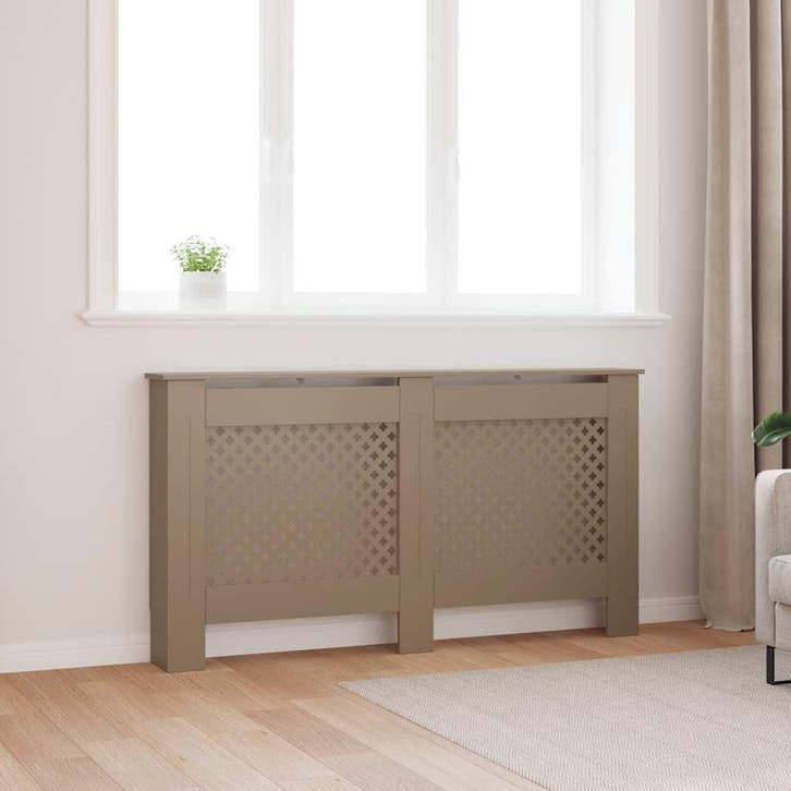 vidaXL Radiatorombouw 152x19x81,5 cm MDF, Bricolage & Construction, Chauffage & Radiateurs, Envoi