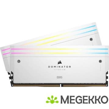 Corsair DDR5 Dominator Titanium 2x16GB 7200 White, Informatique & Logiciels, Verzenden