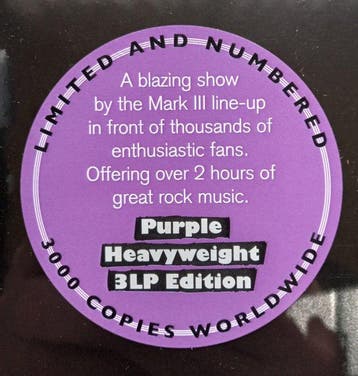 Deep Purple - Live In Paris 1975 - 3 x LP album (triple, Nieuw in verpakking