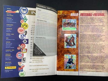 2000/01 Panini Complete Sticker Album Fussball Bundesliga