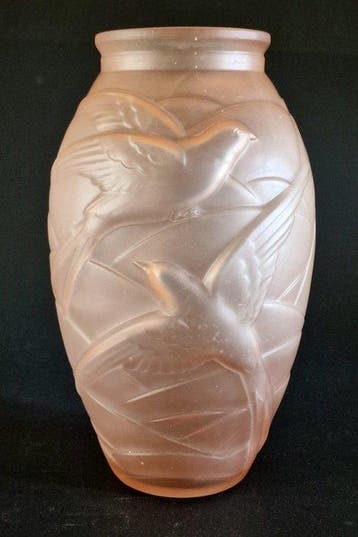 Art nouveau gemerkt - Verrerie Souchon-Neuvesel - Vaas - ca., Antiek en Kunst
