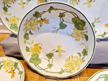 Villeroy & Boch - Assiette (6) - Geranium - Porcelaine -