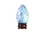AAA ++ Blue Kyanite Stone Egg – Motifs de lame bleus rares –