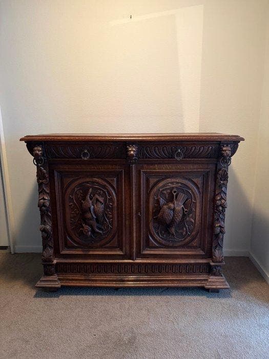 Kast - Eik - H : 106 cm, Antiquités & Art, Antiquités | Autres Antiquités