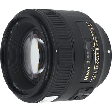 Nikon AF-S 85mm F/1.8G | Occasion, Ophalen of Verzenden