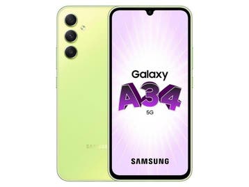 Samsung Galaxy A34 - Limoen - 256 GB - Dubbele fysieke, Télécoms, Téléphonie mobile | Samsung, Verzenden