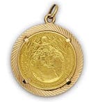 Pendentif en forme de croix - 21,6 carats Or jaune, Bijoux, Sacs & Beauté