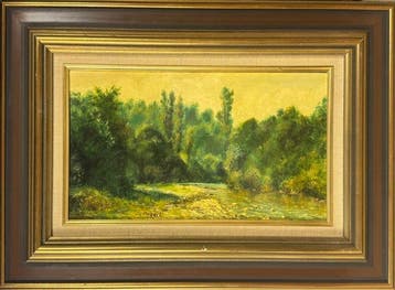 J. L. Robert (XX) - Paesaggio con foresta